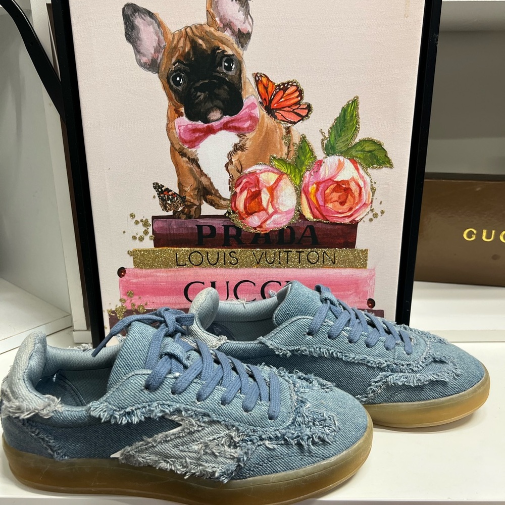 🔥 Zodiac denim Blue Sneakers women size 5